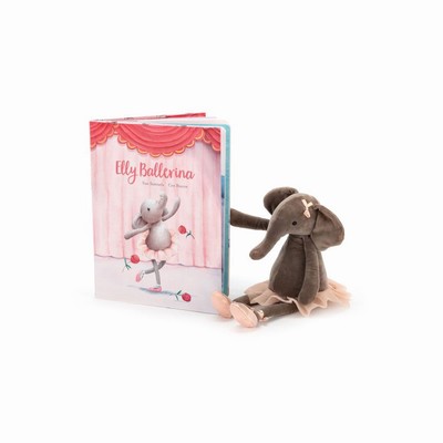 Jellycat Elly Ballerina and Dancing Darcey Elephant UK | 47823QIPU